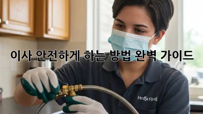 이사, 안전하게 하는 방법 완벽 가이드!